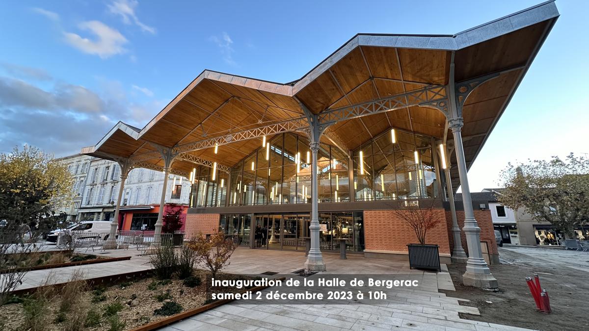 Inauguration de la Halle de Bergerac, 2/12/2023