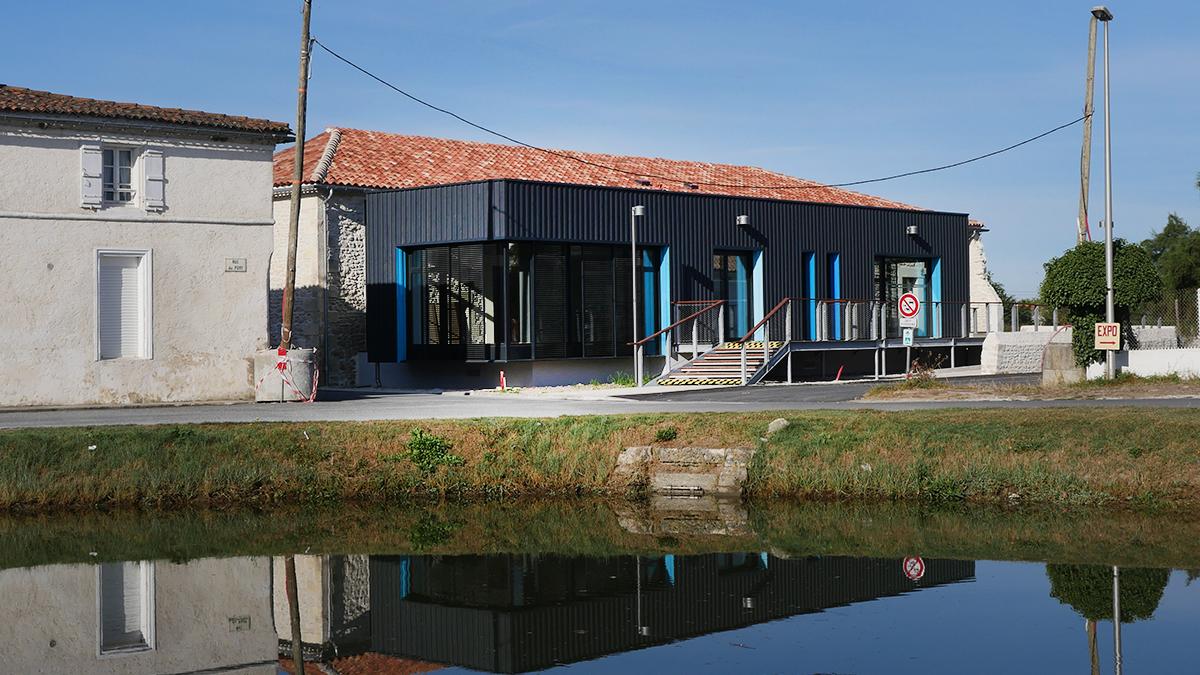Réhabilitation et extension d'un pôle culturel à L'Eguillle-sur-Seudre