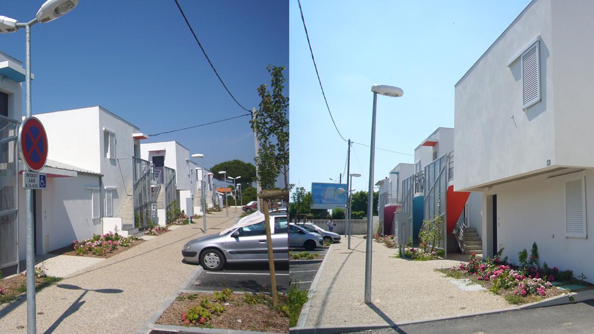 Iléana POPEA / Reconstruction de 60 logements sociaux  à Royan - “La Cité Blanche”