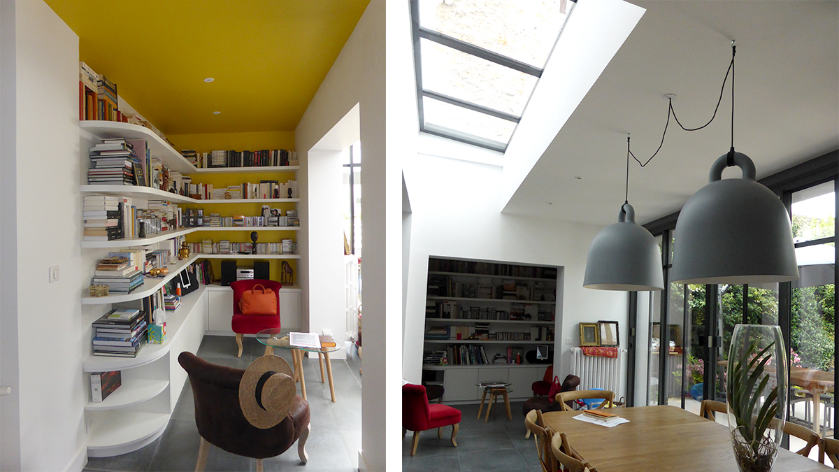 Iléana POPEA / Maison HEN. - Extension et rénovation d'une maison de ville