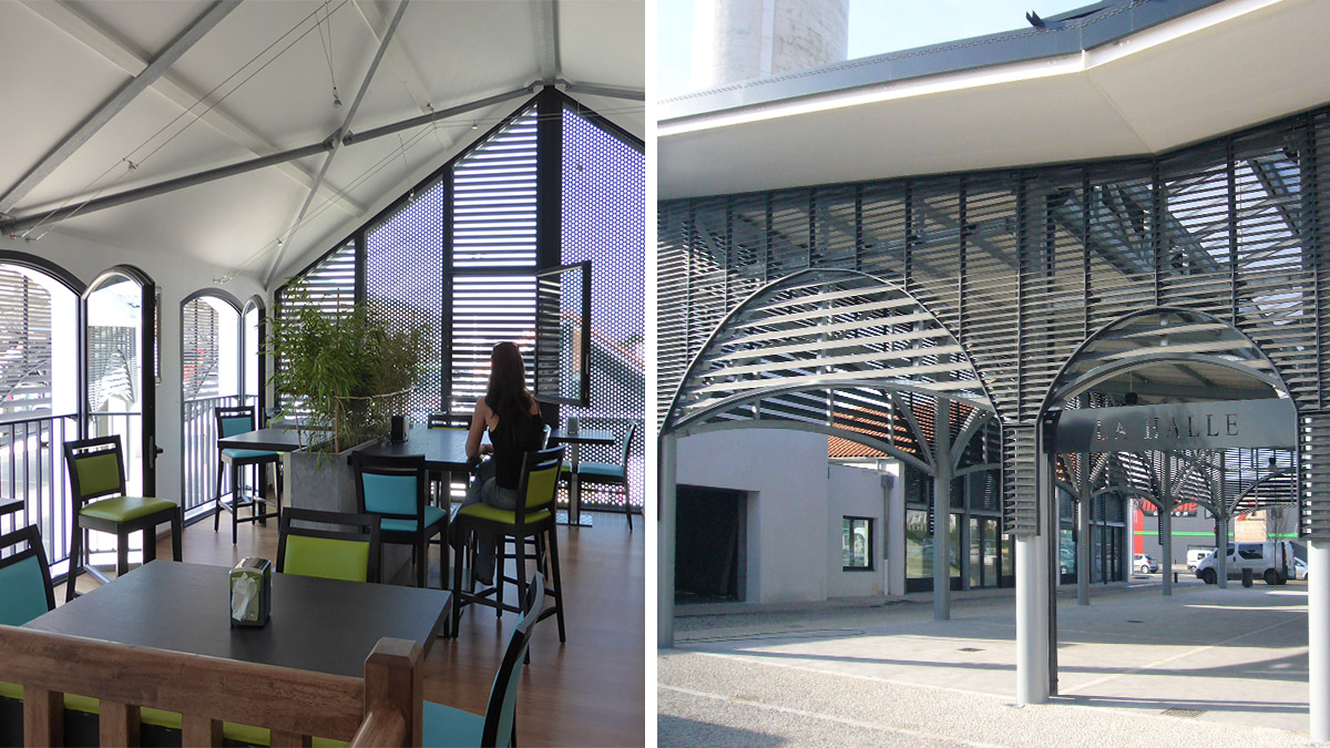 Iléana POPEA / Halles d'Aigrefeuille et cases commerciales