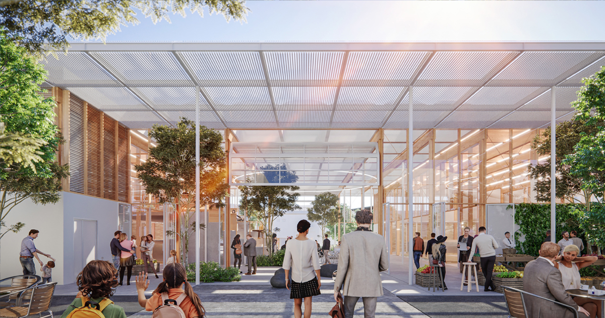 Iléana POPEA / Construction d'une halle de marché à CHALLANS - concours