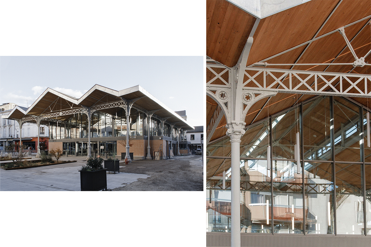 Iléana POPEA / Halles de Bergerac - Réhabilitation et aménagement de la place