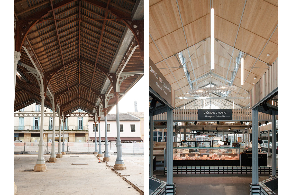 Iléana POPEA / Halles de Bergerac - Réhabilitation et aménagement de la place