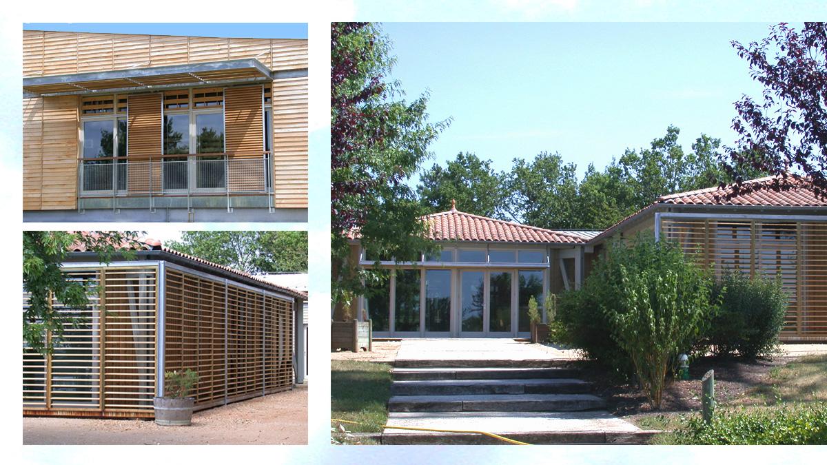 Iléana POPEA / Construction d'une Maison de la forêt à Montlieu-la-Garde